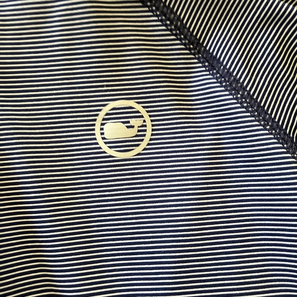 Vineyard Vines Stripes Sankaty 1/4 Zip YM - Picture 4 of 5